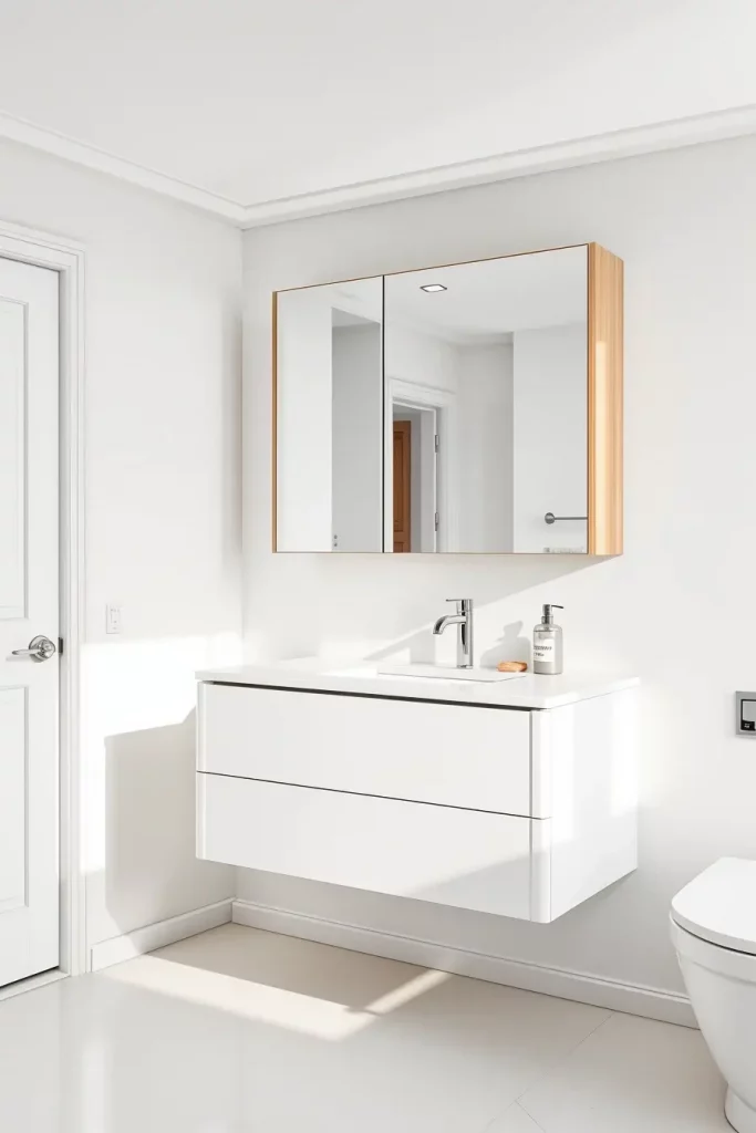 58 Minimalist Small Bathroom Decor Ideas for a Clean and Elegant Look