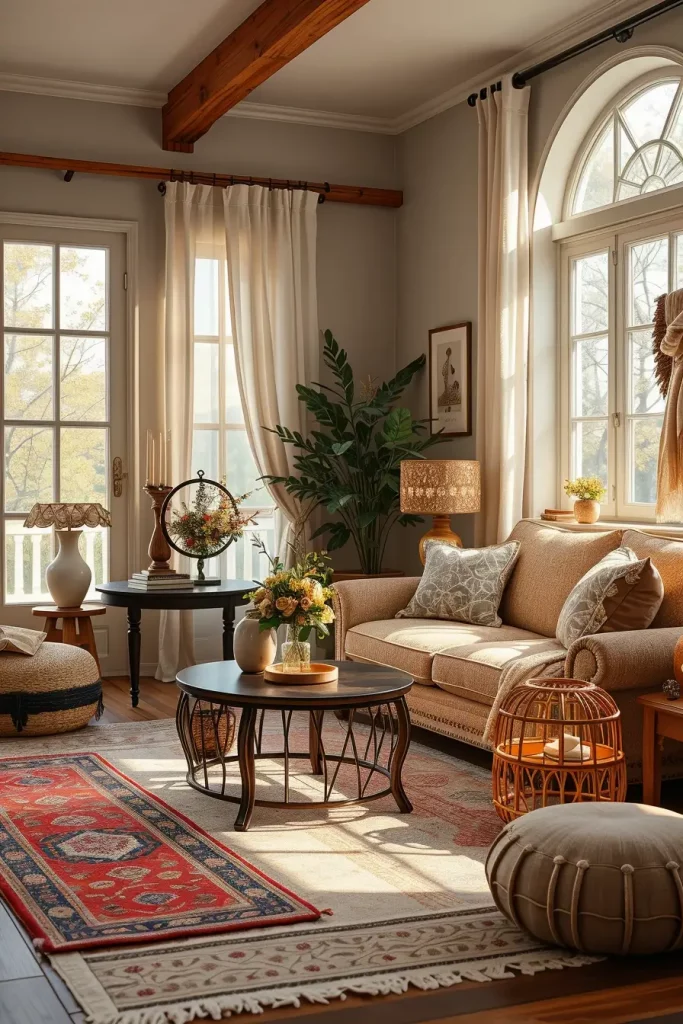 Textural Symphony: 67 Textures Fall Living Room Ideas to Embrace the Season