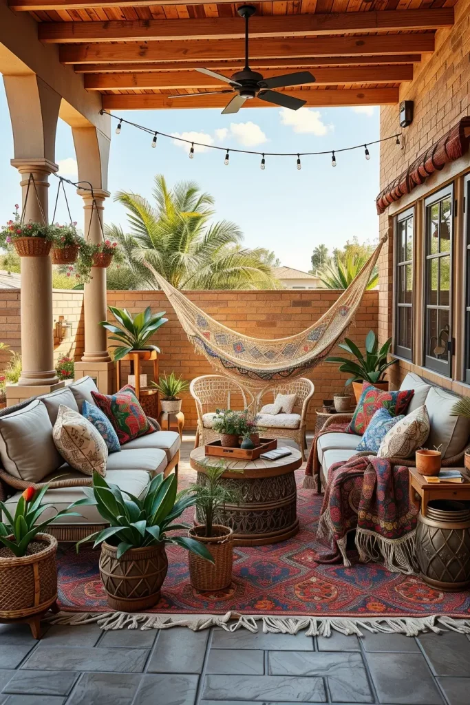 63 Boho Patios: Stylish and Cozy Outdoor Space Ideas