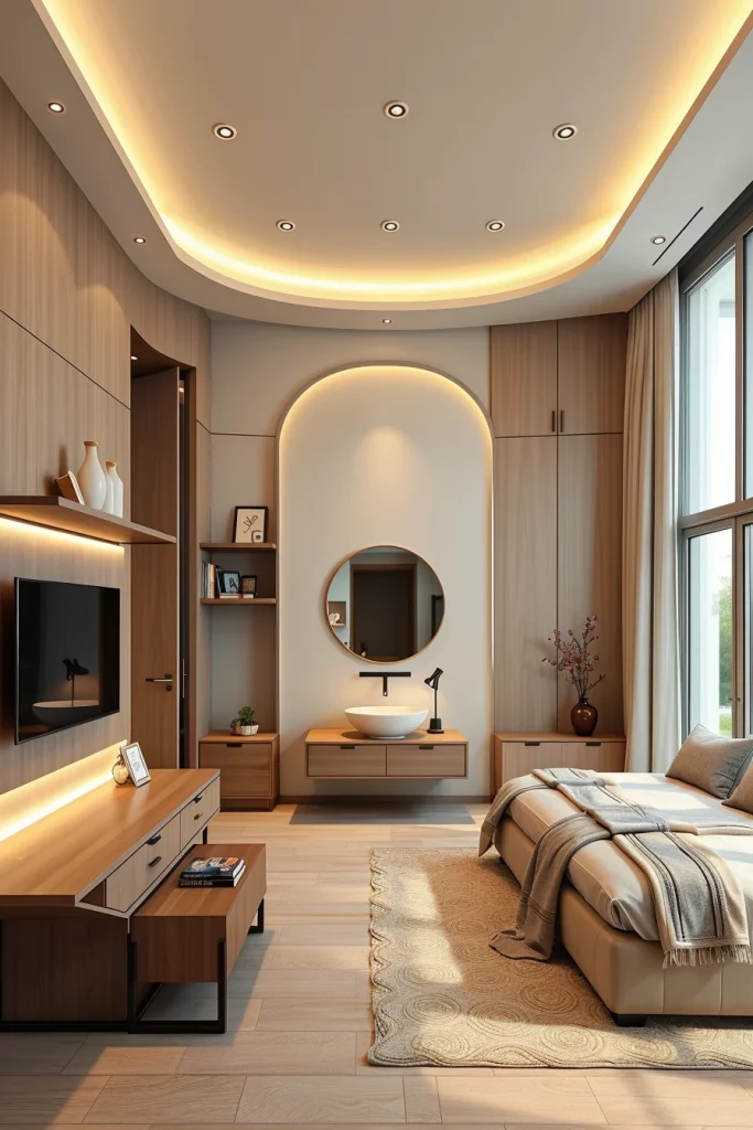 65 Curved Bedroom Furniture Ideas to Transform Your Sleeping Space