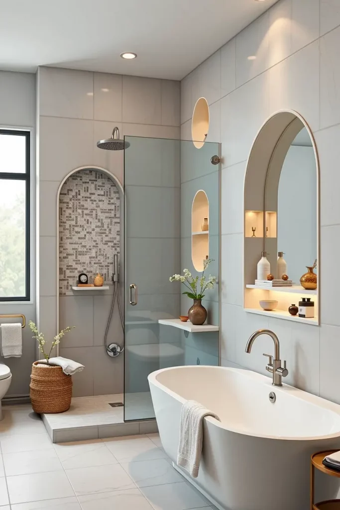 66 Bathroom Furniture Ideas with Soft Lines for a Modern and Elegant Look