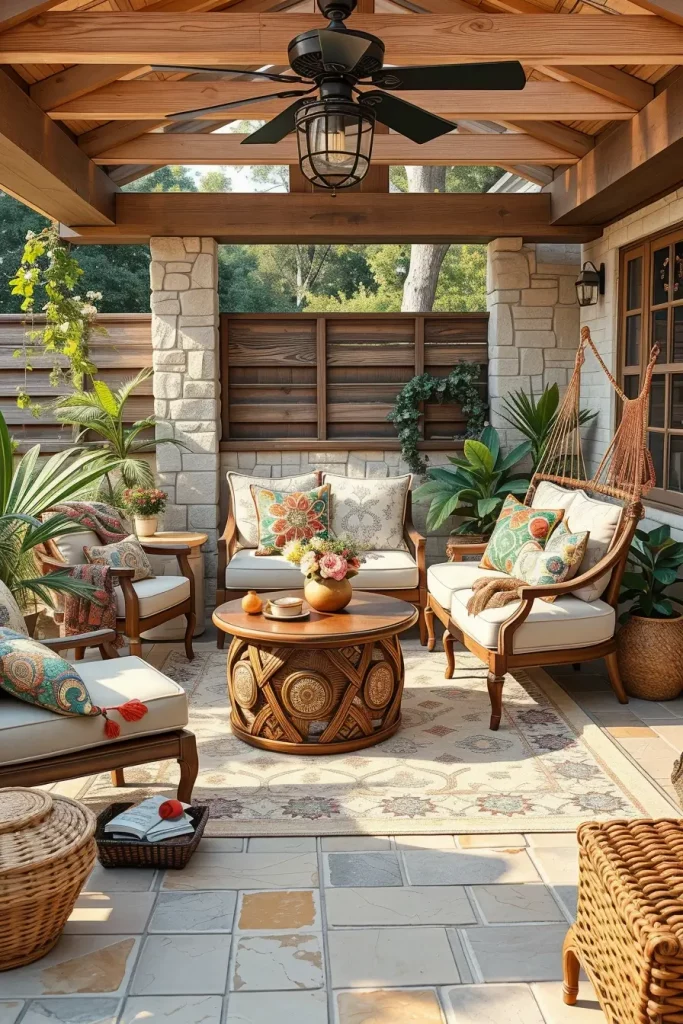 63 Boho Patios: Stylish and Cozy Outdoor Space Ideas