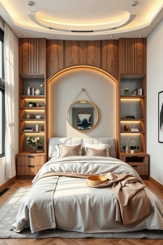 65 Curved Bedroom Furniture Ideas to Transform Your Sleeping Space