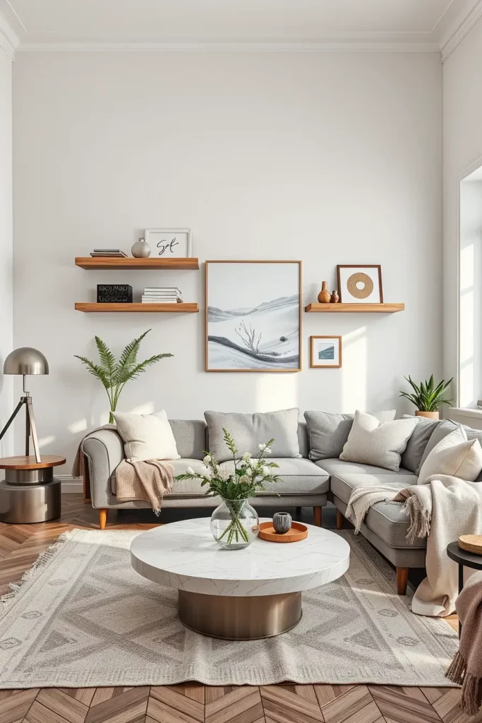 Nordic Nesting: 65 Scandinavian Living Room Ideas That Whisper Peace and Power