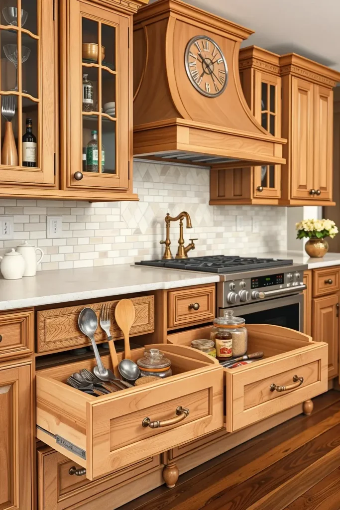 Whittled Wonders: 64 Traditional Kitchen Woodwork Ideas That Stir the Soul