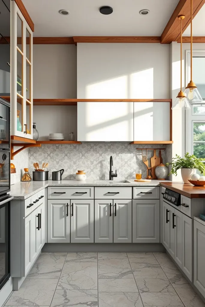 Beyond Neutral: 67 Gray and Wood Kitchen Ideas That Defy Convention