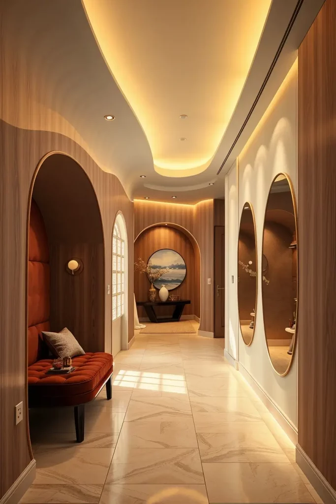 The Art of the Bend: 64 Soft Curves in the Hallway That Quietly Redefine Space