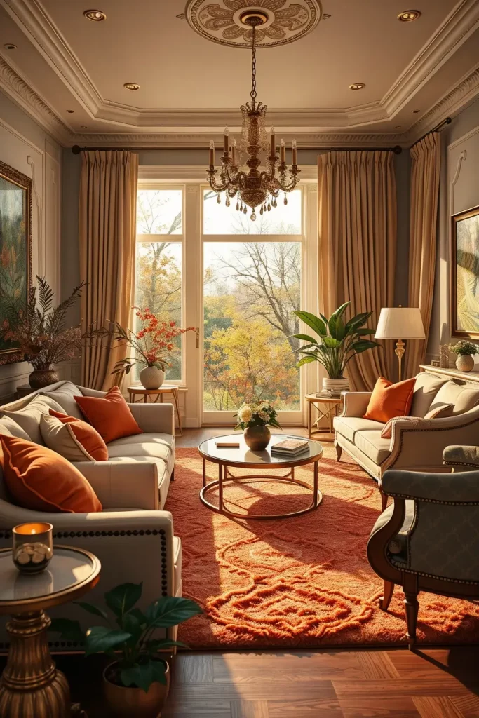 63 Colors of a Cozy Fall Living Room: Unexpected Shades for a Glowing Interior