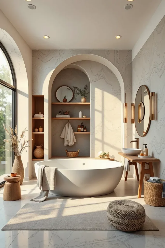 66 Bathroom Furniture Ideas with Soft Lines for a Modern and Elegant Look