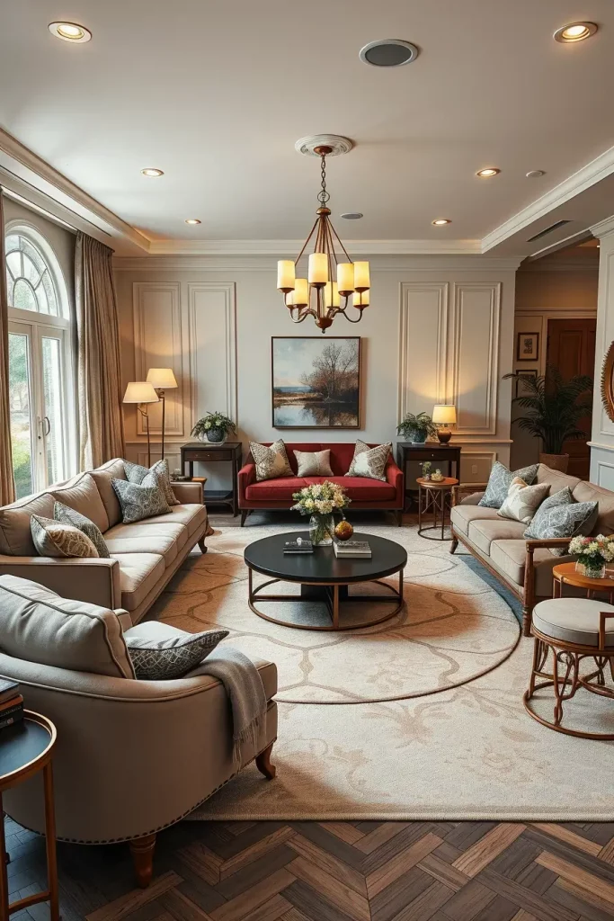 Sculpted Serenity: 68 Soft Curves in the Living Room That Whisper Modern Elegance
