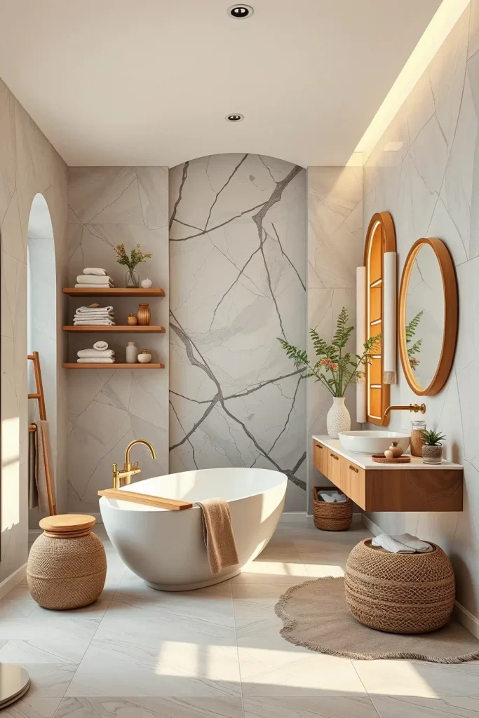 66 Bathroom Furniture Ideas with Soft Lines for a Modern and Elegant Look