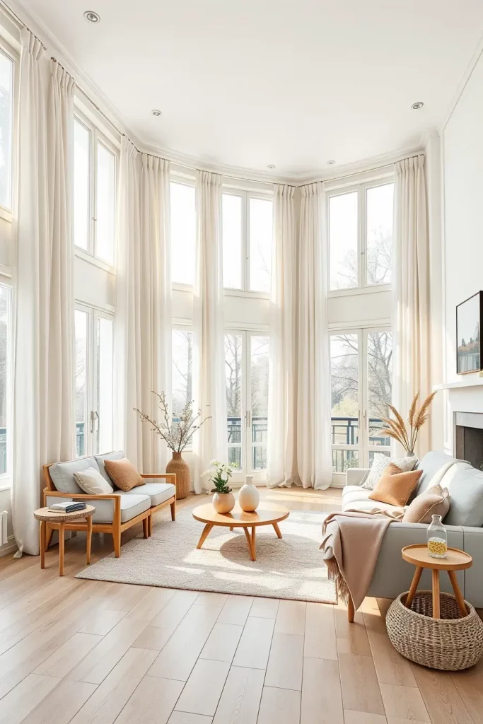 Nordic Nesting: 65 Scandinavian Living Room Ideas That Whisper Peace and Power
