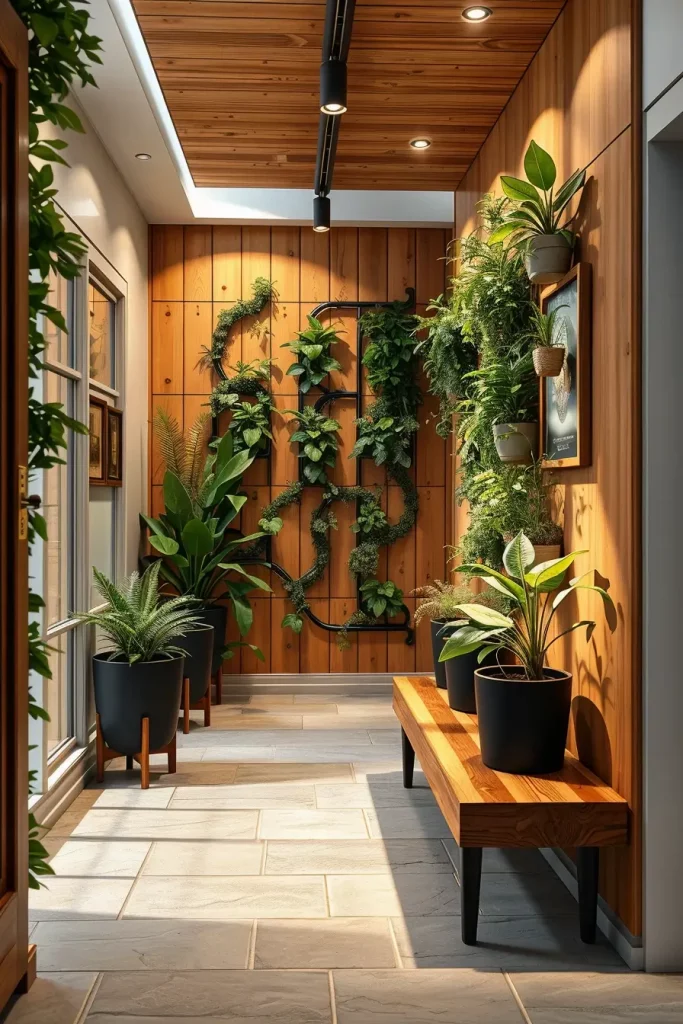 Timber Tales: 72 Artistic Panel Designs That Transform Hallways into Gallery Spaces