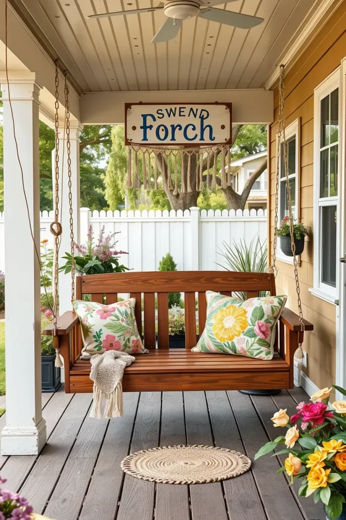 The Art Of Hanging Bliss: 66 Unexpected Porch Swing Inspirations
