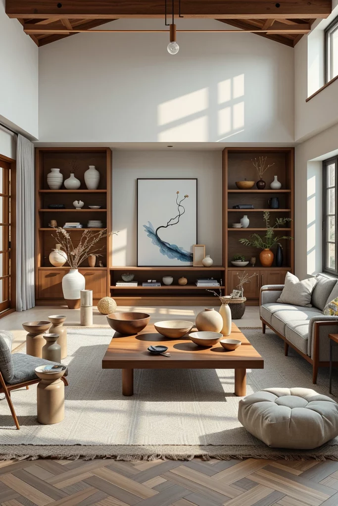 64 Japandi-Style Living Room Ideas for a Calm and Modern Home