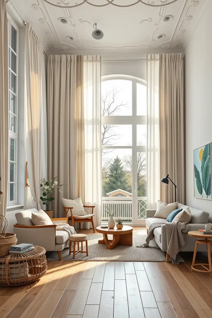 Nordic Nesting: 65 Scandinavian Living Room Ideas That Whisper Peace and Power