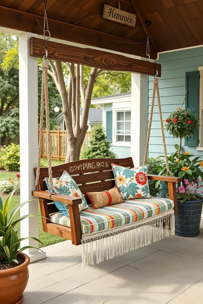 The Art Of Hanging Bliss: 66 Unexpected Porch Swing Inspirations