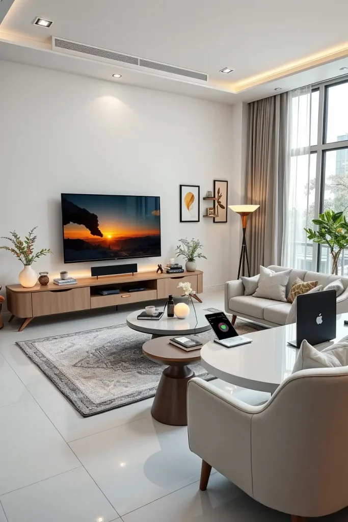 66 Corner-Free Furniture Ideas for Bedrooms and Living Rooms