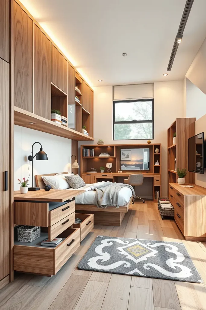 The Puzzle of Comfort: 58 Ingenious Small Bedroom Layouts You Haven’t Seen