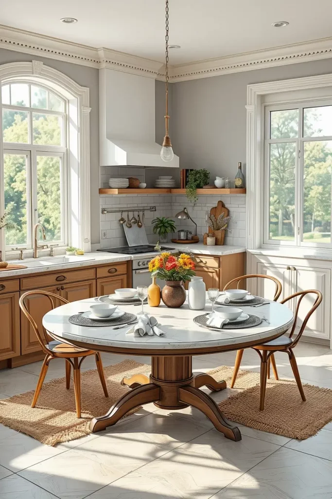 62 Oval Dining Tables in the Kitchen: Elegant and Space-Saving Ideas