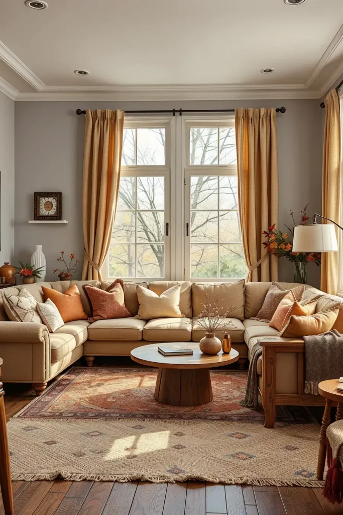 63 Colors of a Cozy Fall Living Room: Unexpected Shades for a Glowing Interior