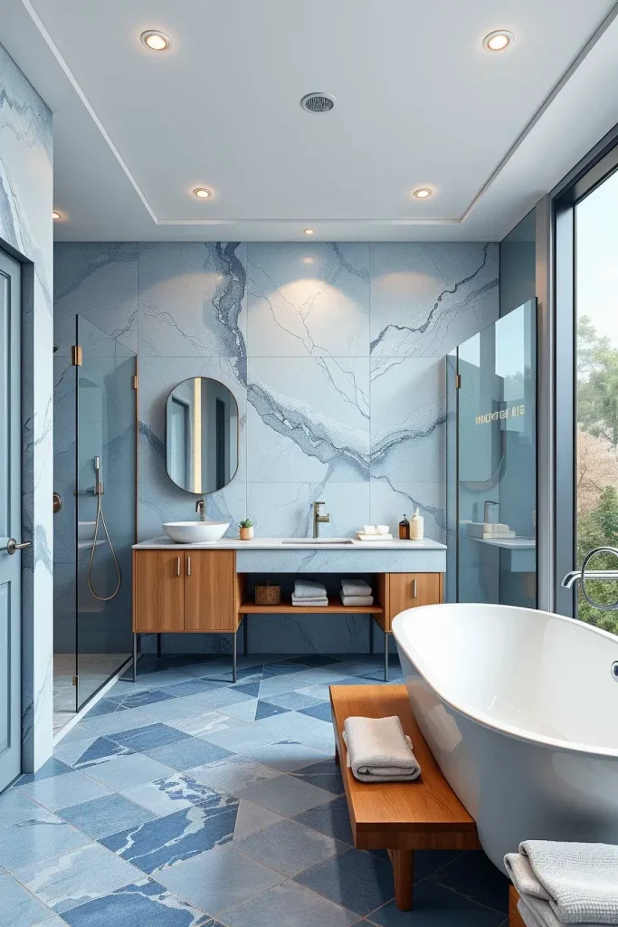 70 Blue Accents in the Bathroom: Stylish Ideas to Refresh Your Space