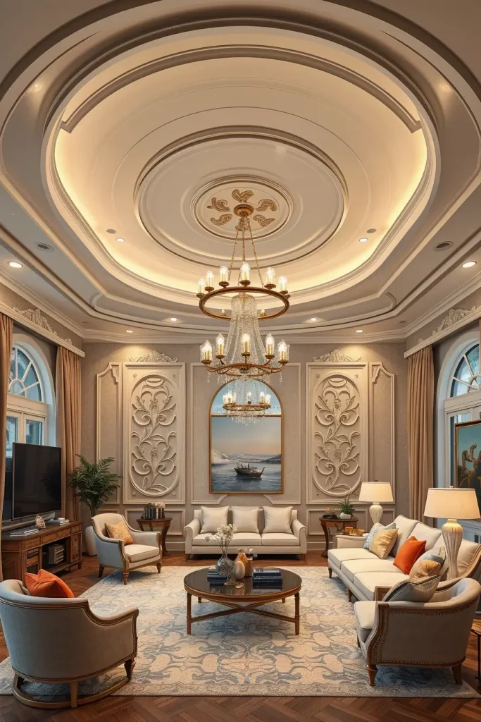 Sculpted Serenity: 68 Soft Curves in the Living Room That Whisper Modern Elegance