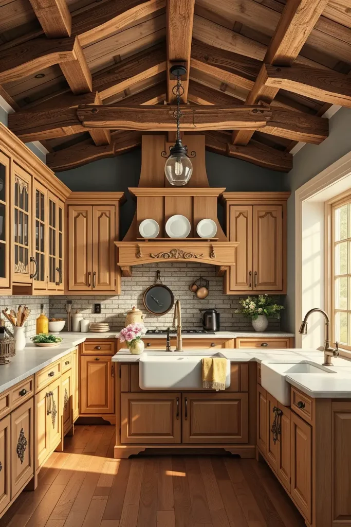 61 Carved Wood Kitchen Cabinets Ideas to Add Character and Elegance