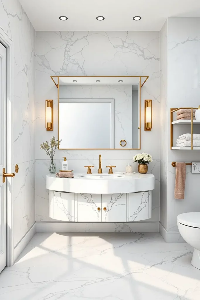 66 Bathroom Furniture Ideas with Soft Lines for a Modern and Elegant Look