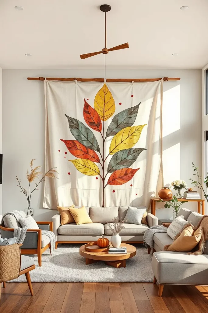 Textural Symphony: 67 Textures Fall Living Room Ideas to Embrace the Season