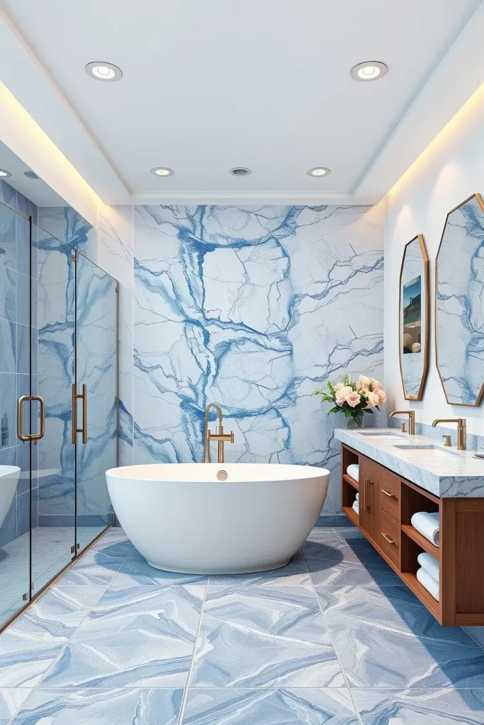 70 Blue Accents in the Bathroom: Stylish Ideas to Refresh Your Space