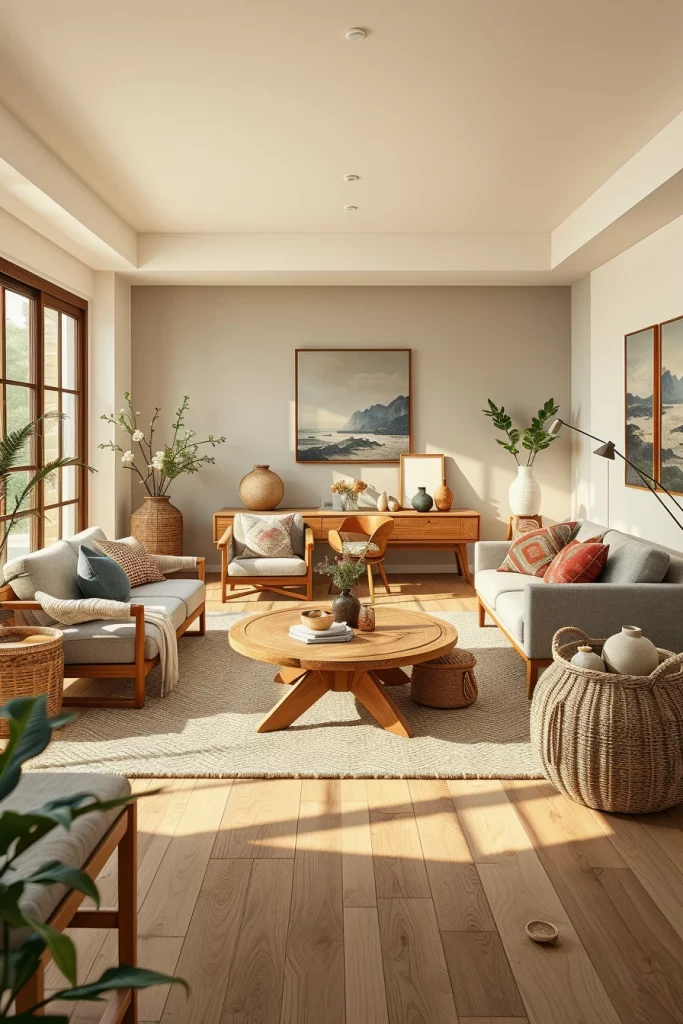 64 Japandi-Style Living Room Ideas for a Calm and Modern Home