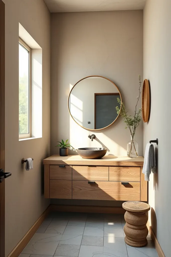 Wabi-Sabi Soaks and Scandinavian Softenings: 64 Unconventional Japandi Bathrooms