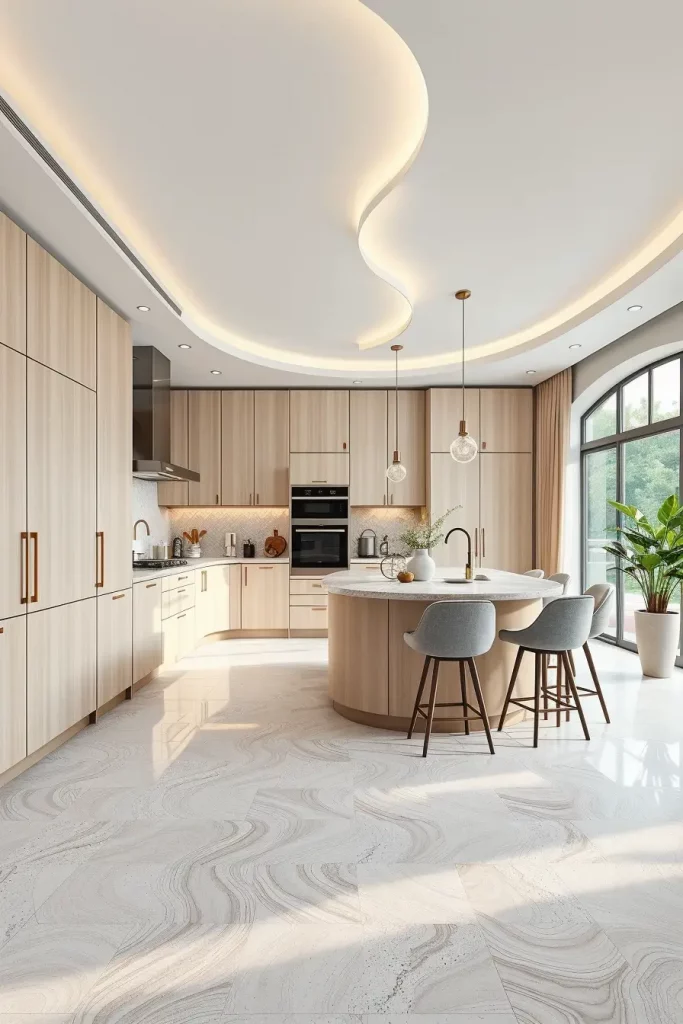 Whispers of Elegance: 67 Soft Curves in the Kitchen That Transform Every Space