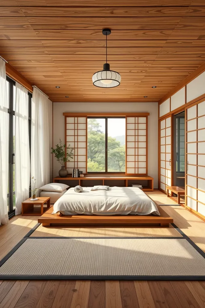 63 Japanese Bedroom Design Ideas for a Peaceful and Minimalist Retreat