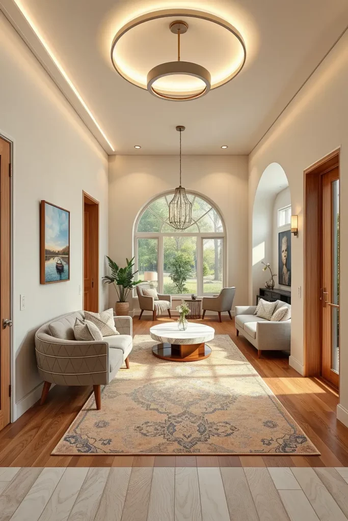 66 Corner-Free Furniture Ideas for Bedrooms and Living Rooms