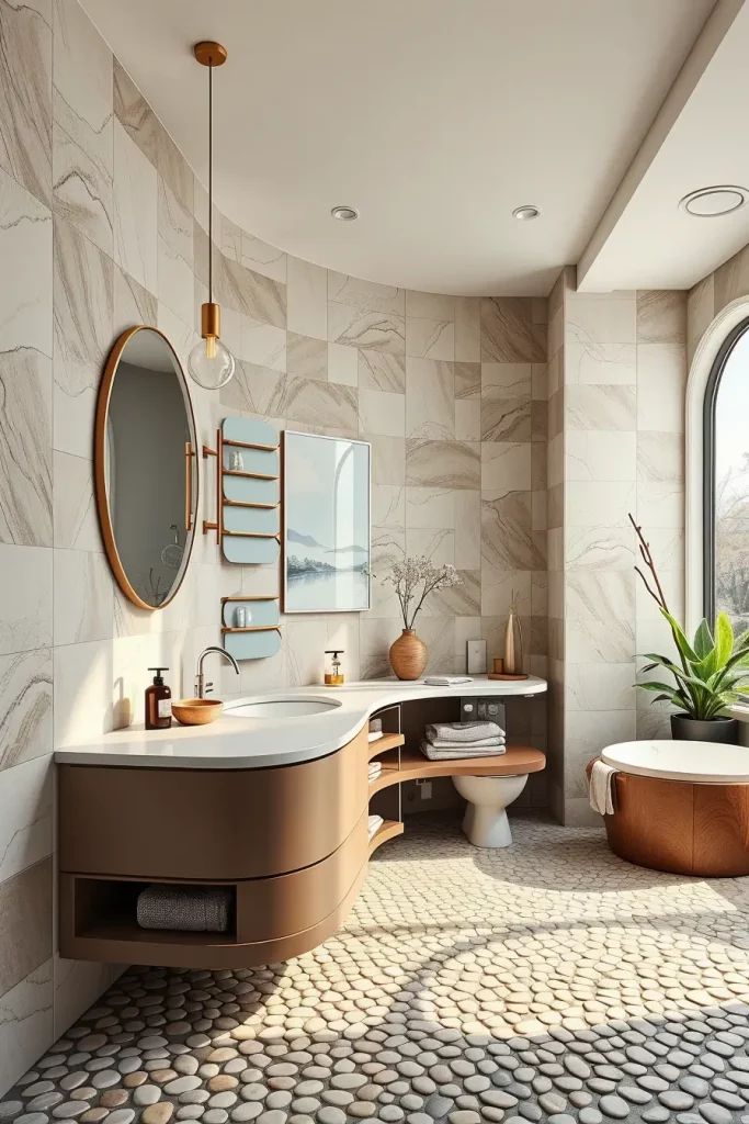 66 Bathroom Furniture Ideas with Soft Lines for a Modern and Elegant Look