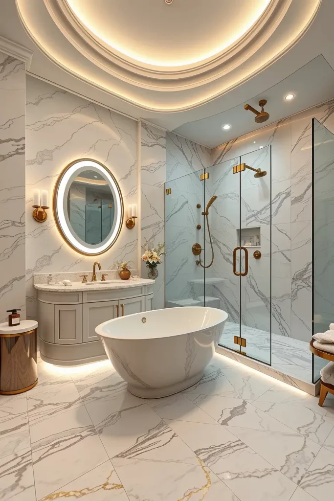 64 Architectural Curves Bathroom Ideas That Redefine Modern Design