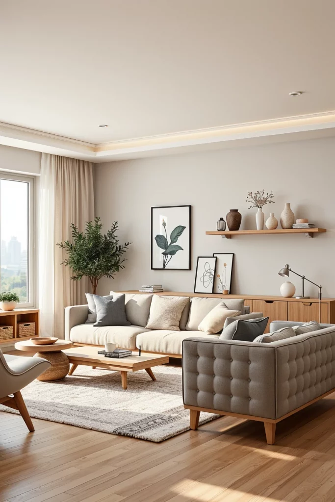 64 Japandi-Style Living Room Ideas for a Calm and Modern Home