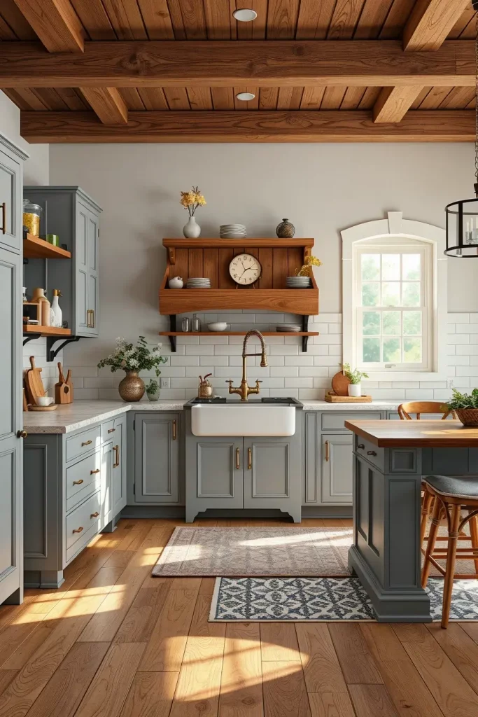 Beyond Neutral: 67 Gray and Wood Kitchen Ideas That Defy Convention