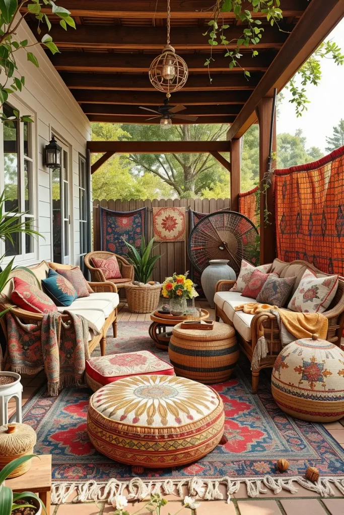 63 Boho Patios: Stylish and Cozy Outdoor Space Ideas