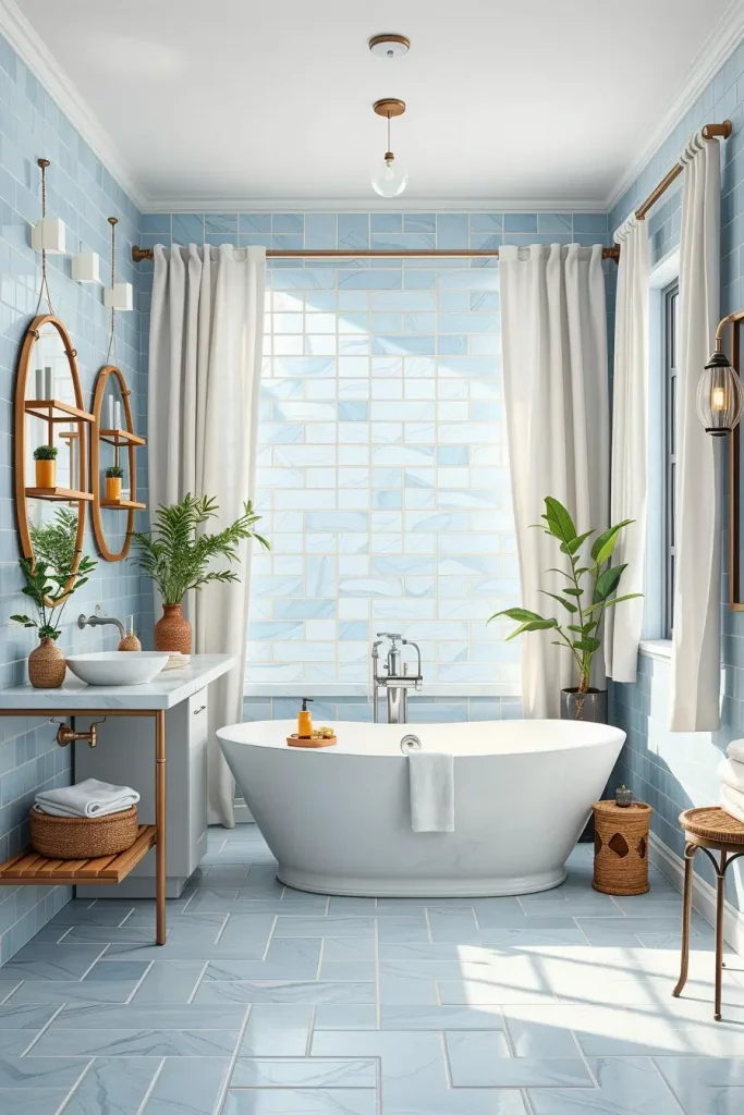 70 Blue Accents in the Bathroom: Stylish Ideas to Refresh Your Space
