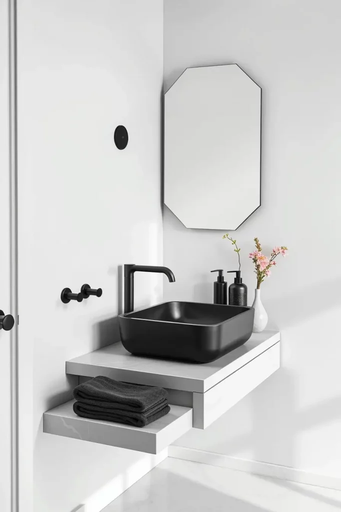 58 Minimalist Small Bathroom Decor Ideas for a Clean and Elegant Look