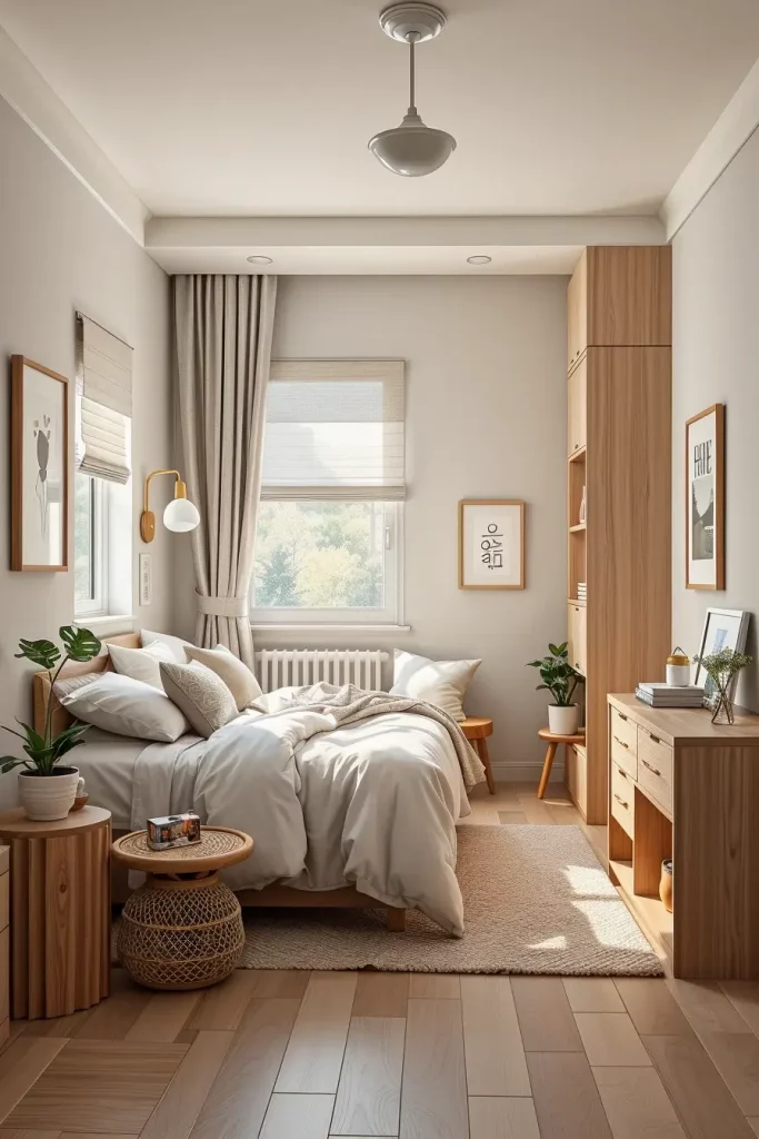 51 Minimalist Dorm Room Design Ideas for a Clean and Modern College Space