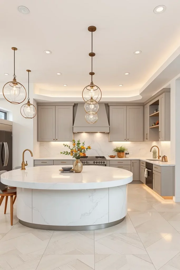 Whispers of Elegance: 67 Soft Curves in the Kitchen That Transform Every Space