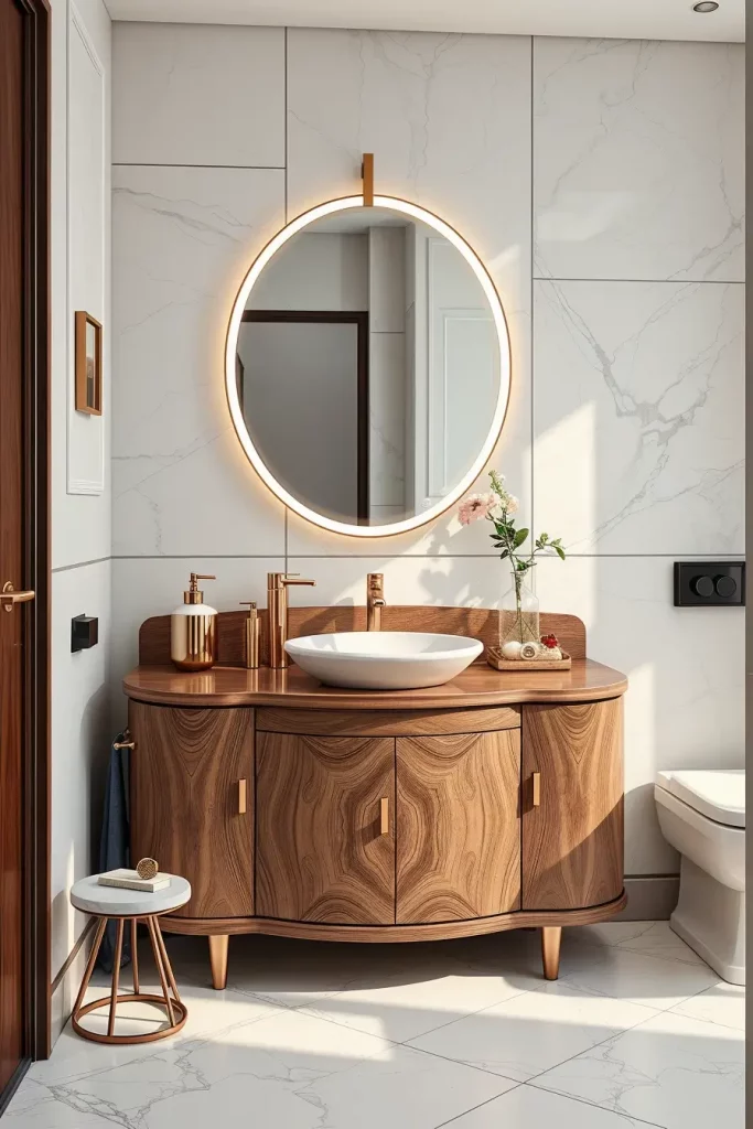 66 Bathroom Furniture Ideas with Soft Lines for a Modern and Elegant Look