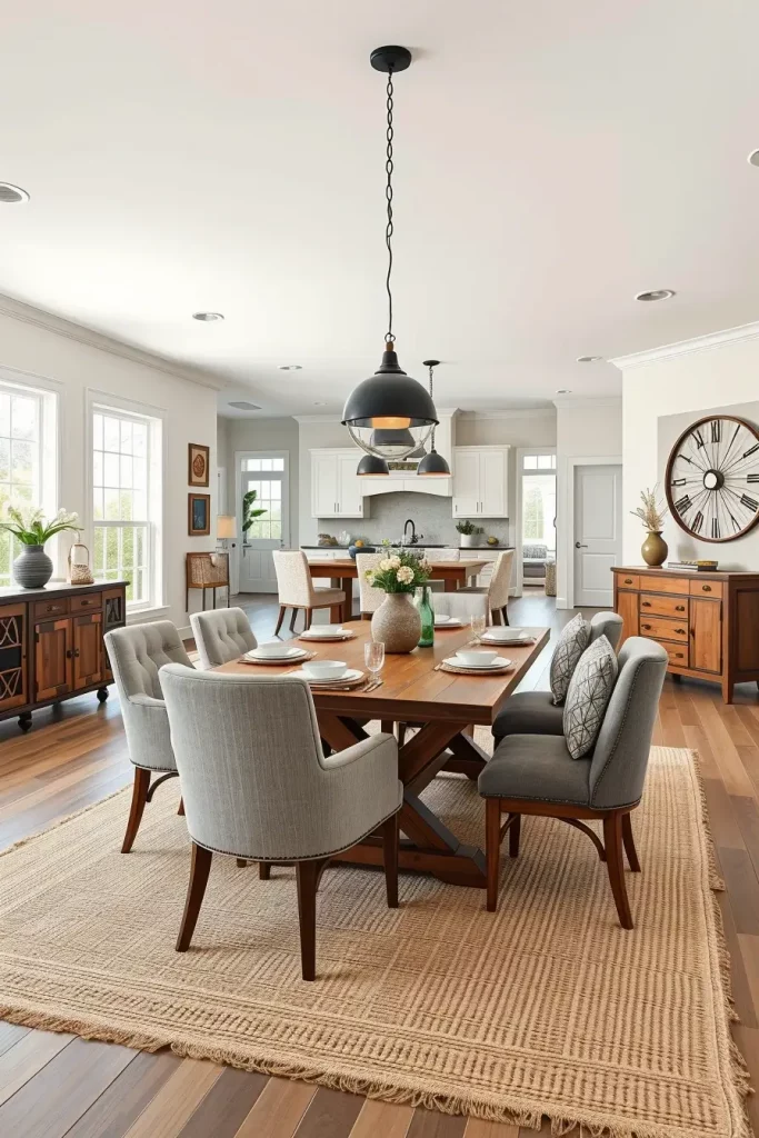 66 Farmhouse Dining Rooms That Blend Rustic Charm and Modern Comfort