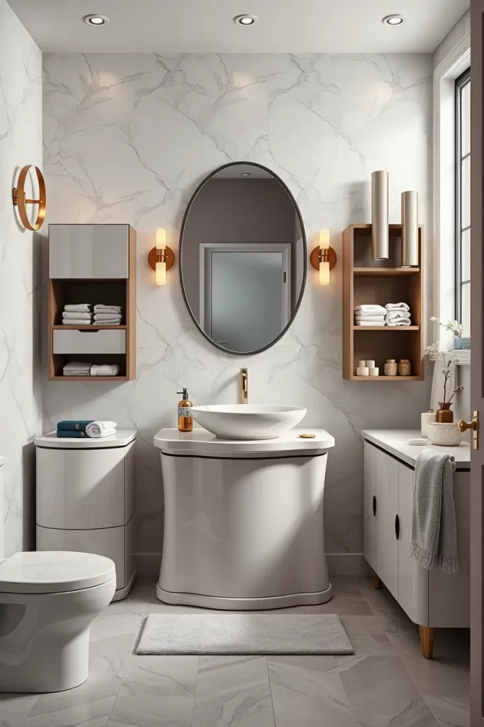 66 Bathroom Furniture Ideas with Soft Lines for a Modern and Elegant Look