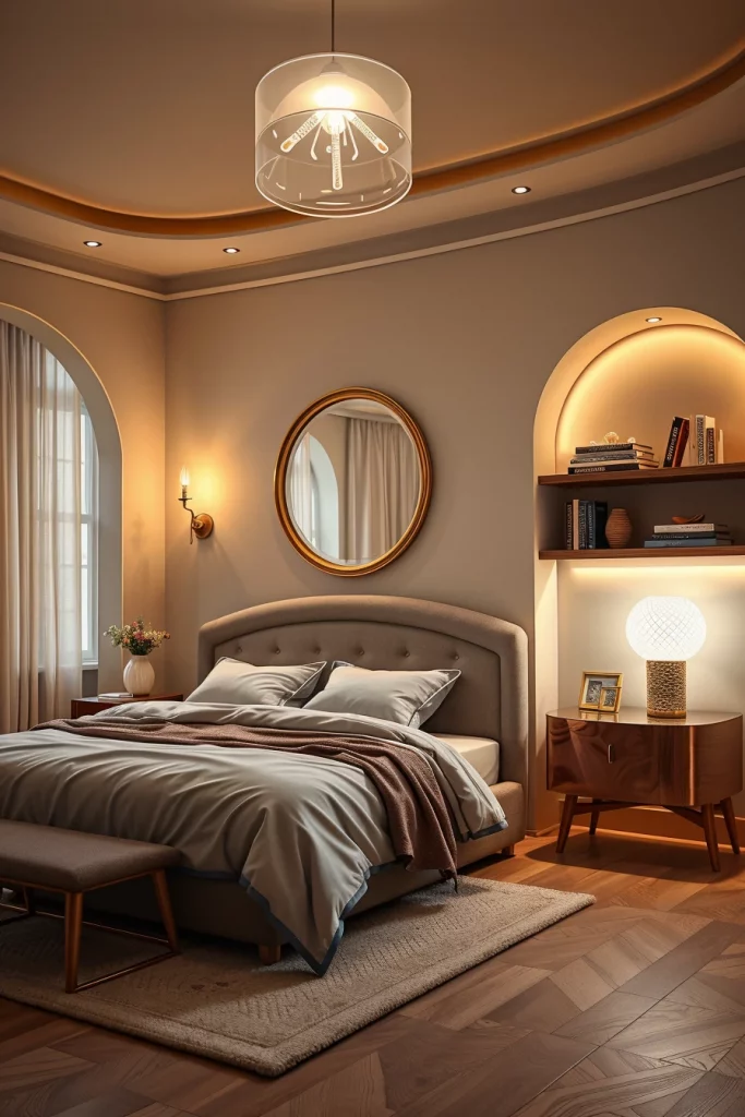 65 Curved Bedroom Furniture Ideas to Transform Your Sleeping Space