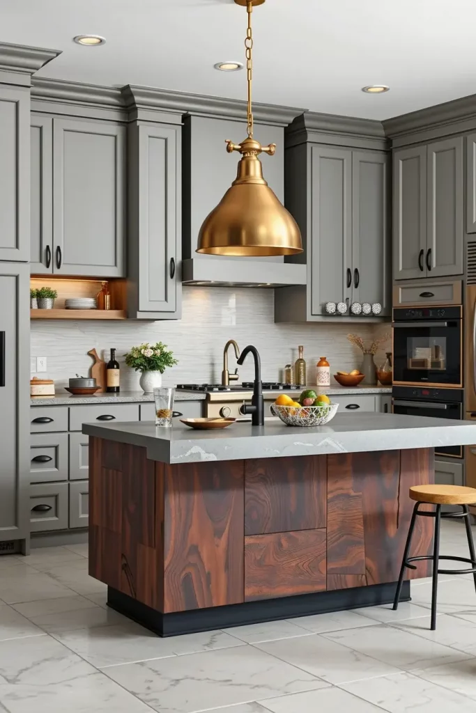 Beyond Neutral: 67 Gray and Wood Kitchen Ideas That Defy Convention